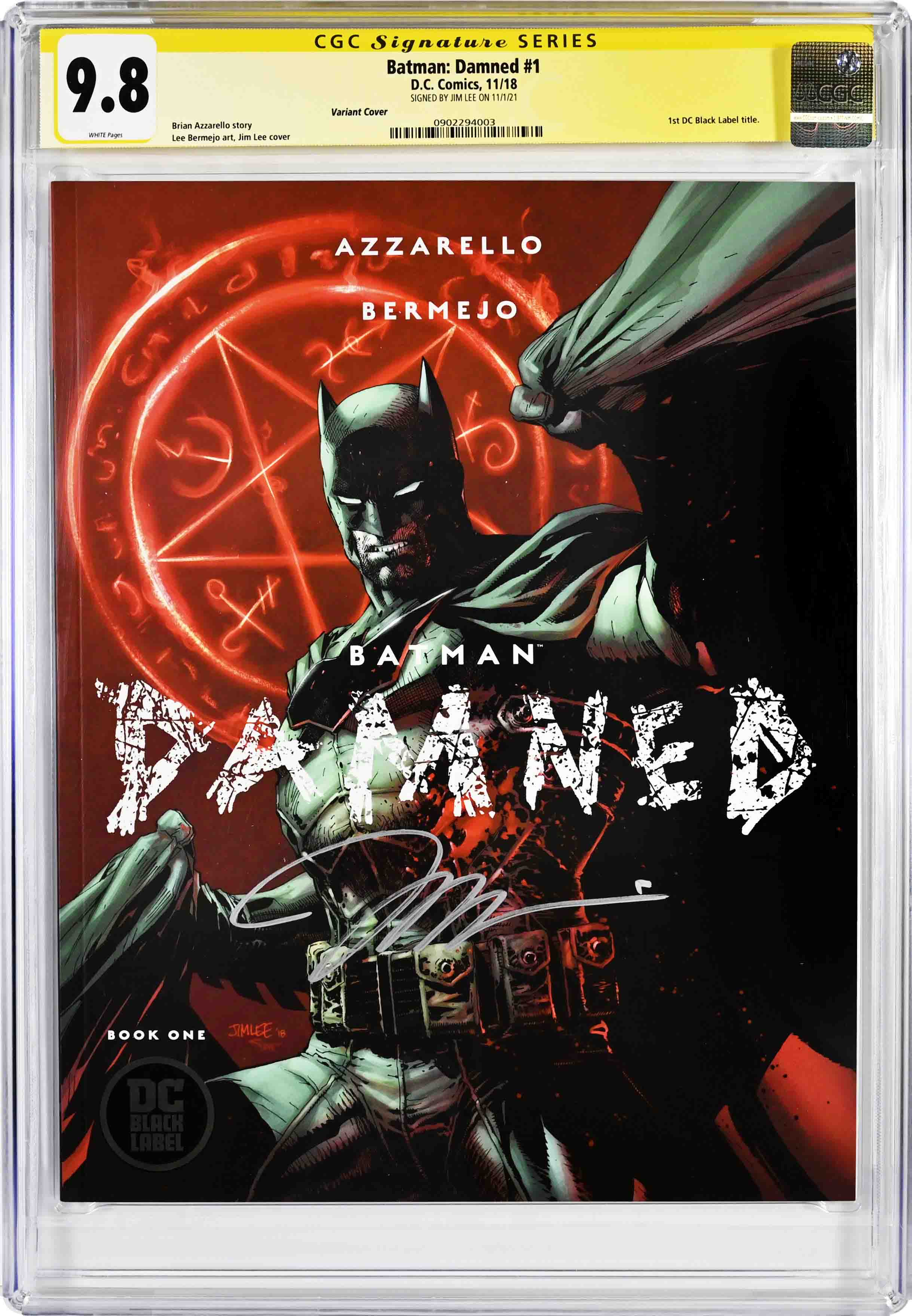 BATMAN: DAMNED Books 1-3 (Uncensored) by AZZARELLO & BERMEJO - 1st Printing  